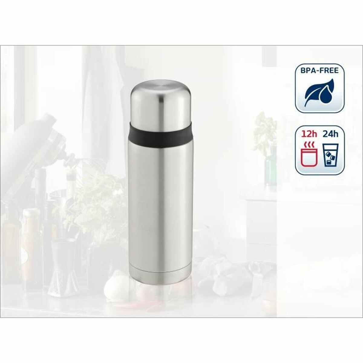 Thermos Leifheit Coco 700 ml Silver, view 2