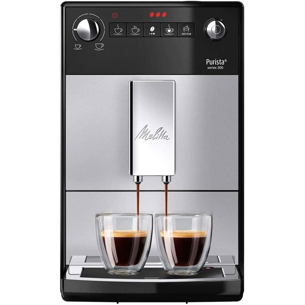 Superautomatisk kaffemaskine Melitta F230-101 Sølvfarvet 1450 W 15 bar 1 L