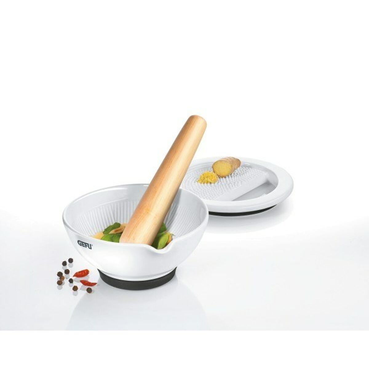 Image secondaire de Mortier et pilon Gefu G-35340 Porcelaine