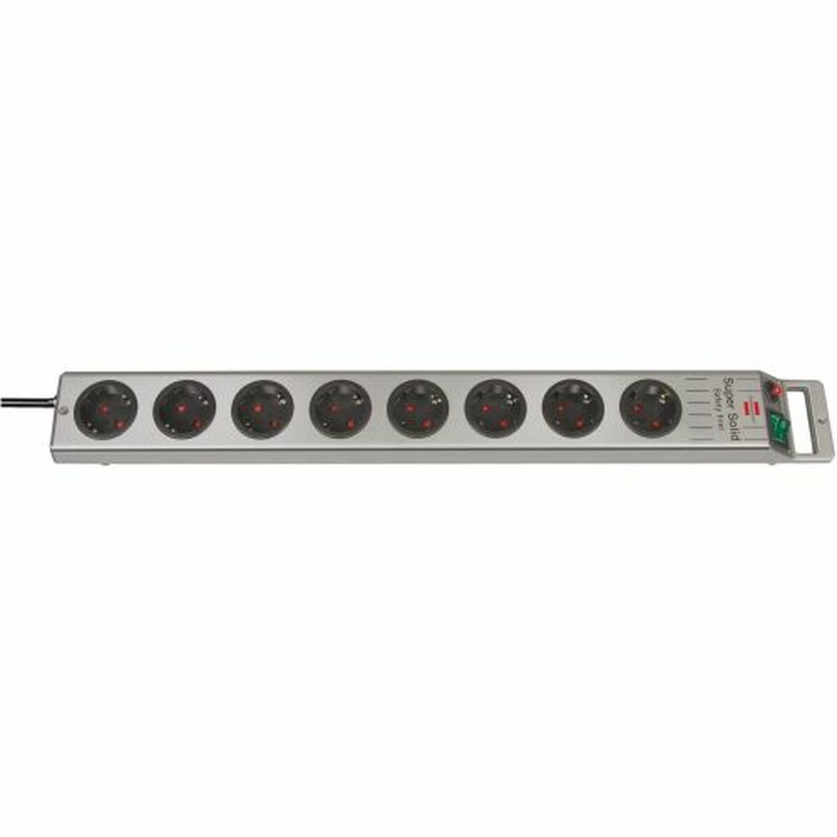 Multiprise 8 Prises avec Interrupteur Brennenstuhl Super-Solid-Line 3600 W (2,5 m)