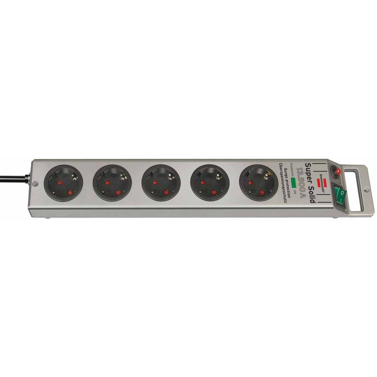 Afbeeldingen van Power Socket - 5 sockets with Switch Brennenstuhl Super-Solid 3600 W (2,5 m)