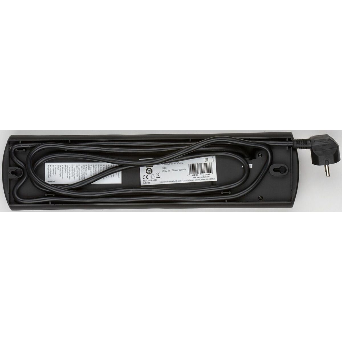 Afbeeldingen van Schuko 10 Way Multi-socket Adapter Brennenstuhl Primera-Line 3600 W (2 m)