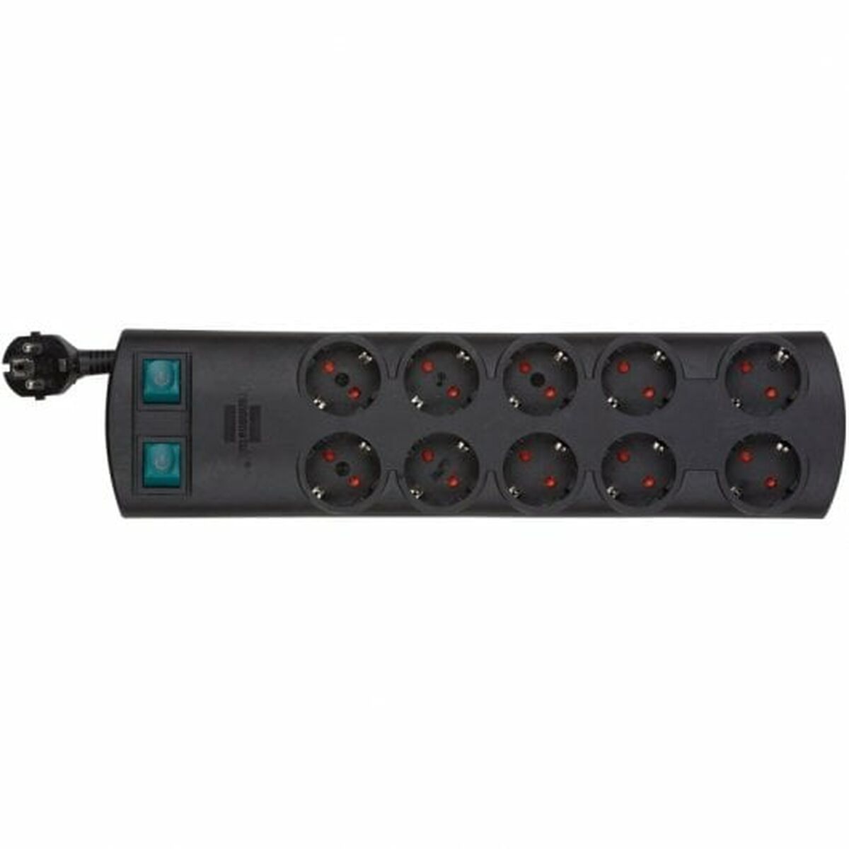 Schuko 10 Way Multi-socket Adapter Brennenstuhl Primera-Line 3600 W (2 m)