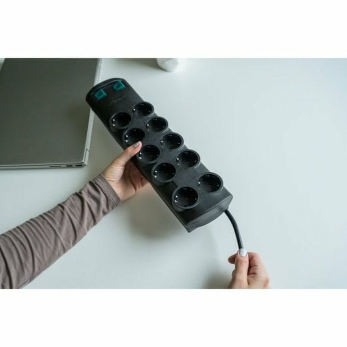 Schuko 10 Way Multi-socket Adapter Brennenstuhl Primera-Line 3600 W (2 m)