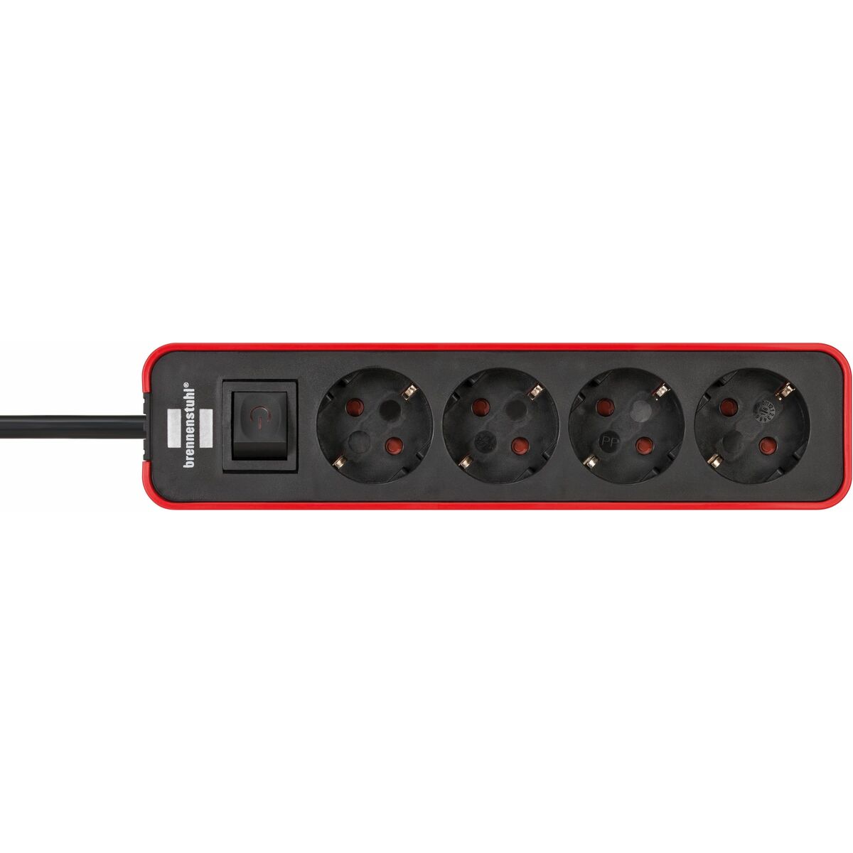 Afbeeldingen van 4-socket plugboard with power switch Brennenstuhl 1153240070 3600 W (1,5 m)
