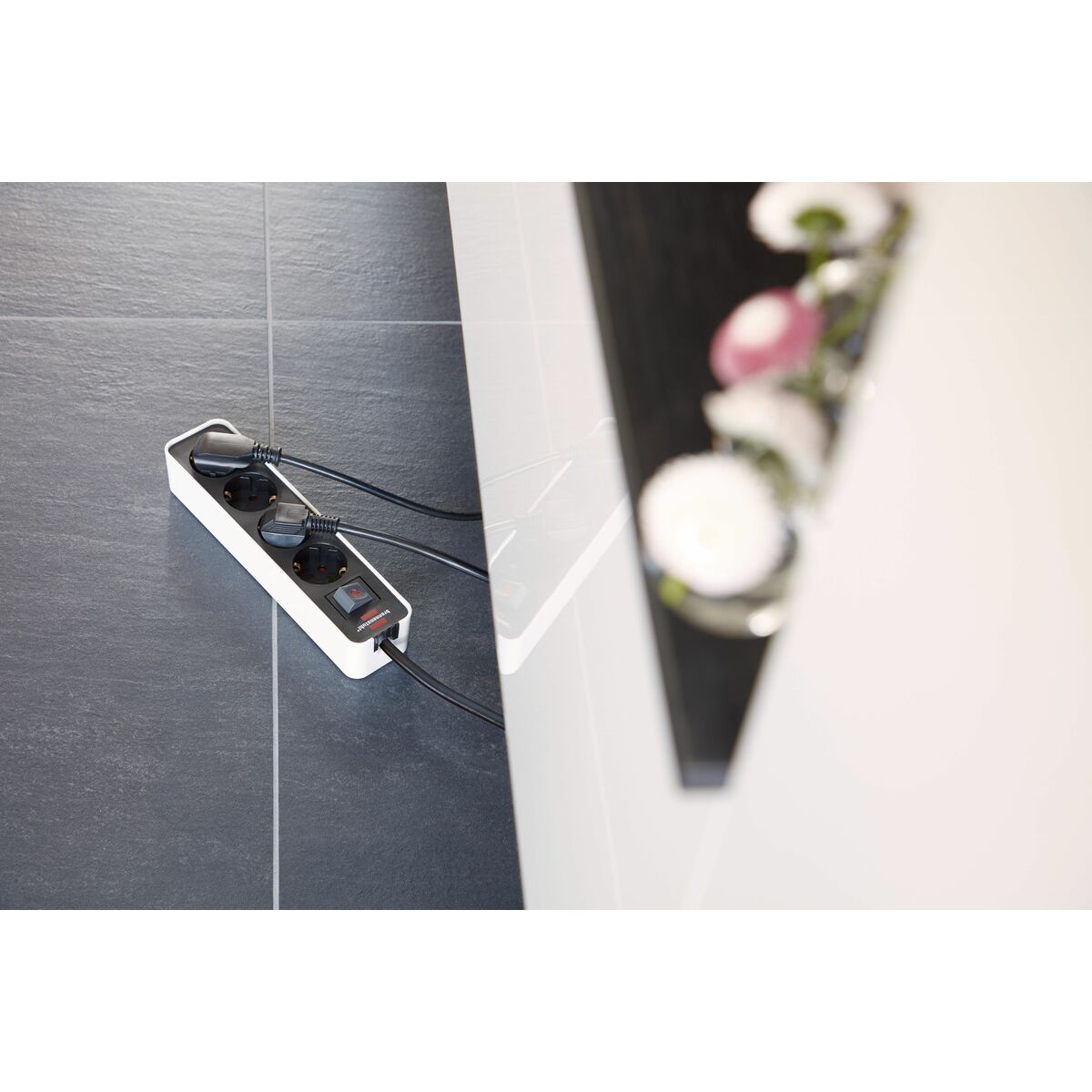 3-socket plugboard with power switch Brennenstuhl Ecolor 3600 W (1,5 m)