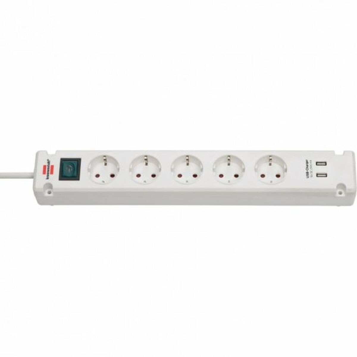 Image secondaire de Multiprise 5 Prises avec Interrupteur Brennenstuhl Bremounta 3600 W USB x 2 (3 m)