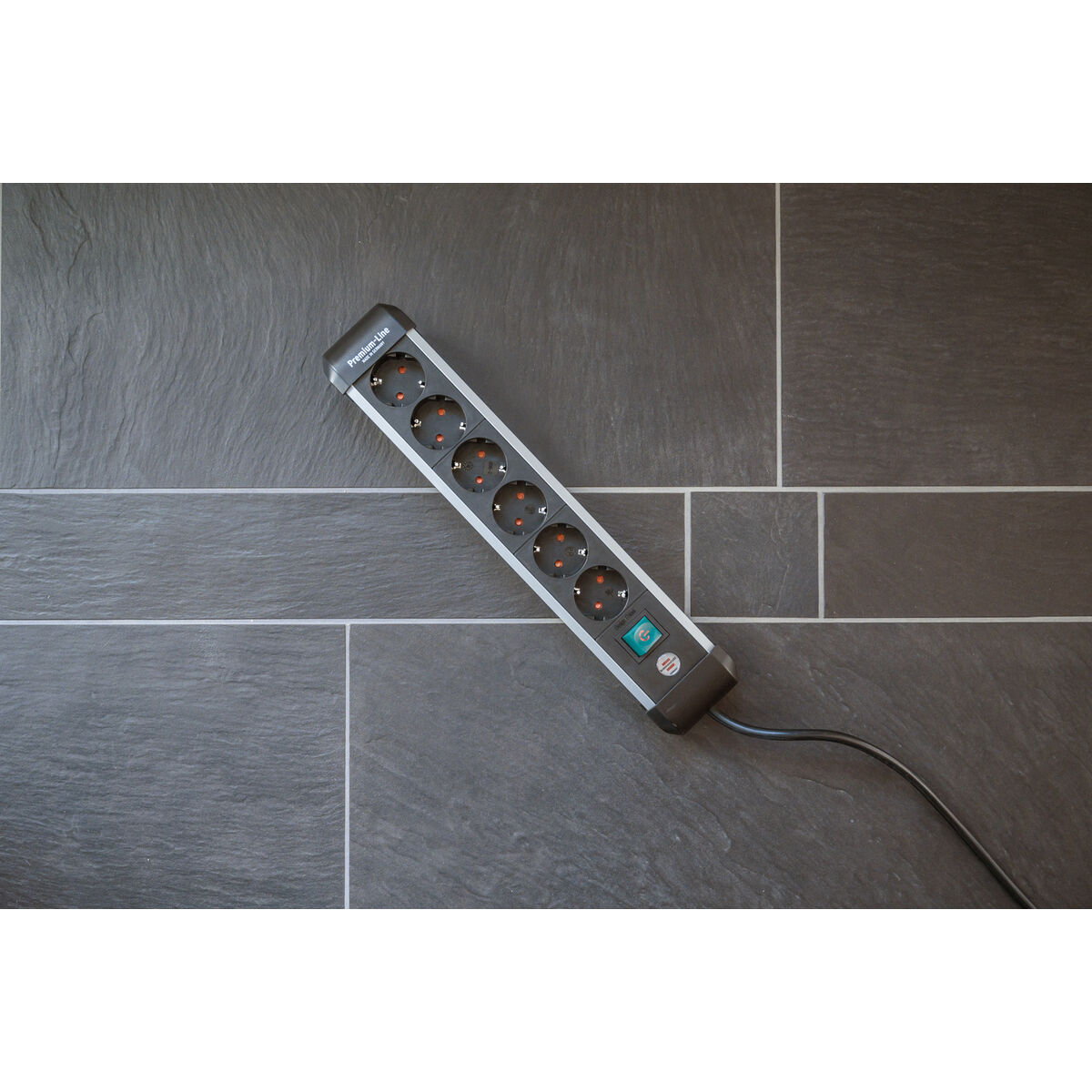 Power Socket - 6 Sockets with Switch Brennenstuhl Premium-Alu-Line 3500 W (3 m)