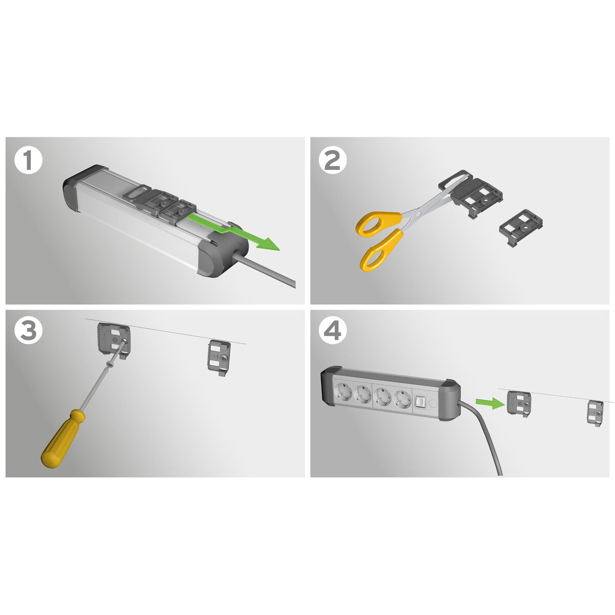 Afbeeldingen van Power Socket - 6 Sockets with Switch Brennenstuhl Premium-Alu-Line 3500 W (3 m)