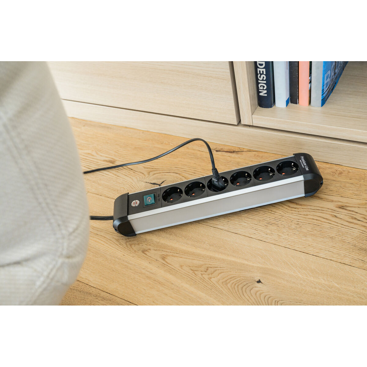 Power Socket - 6 Sockets with Switch Brennenstuhl Premium-Alu-Line 3500 W (3 m)