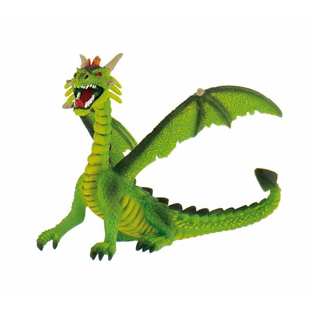 Action Figure Sitting Dragon Green