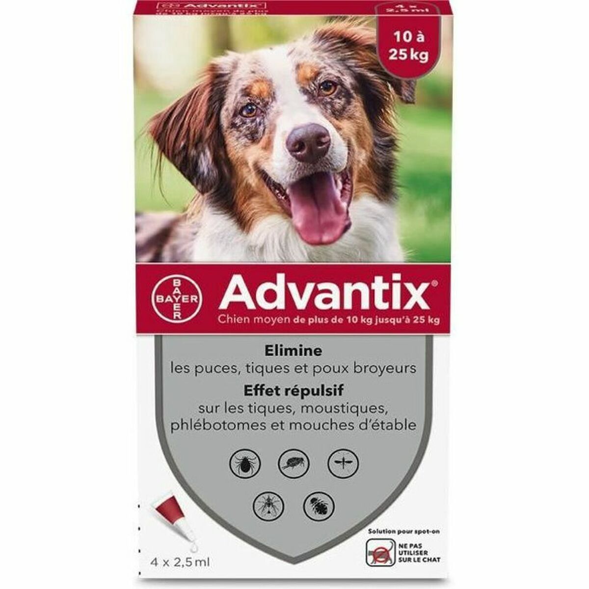 Пипета за Кучета Advantix 10-25 Kg 4 броя