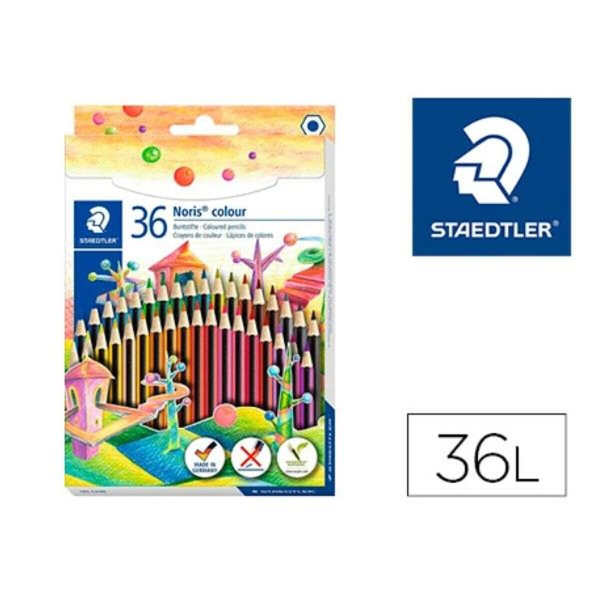 Crayons de couleur Staedtler 185 CD36 Multicouleur 36 Pièces