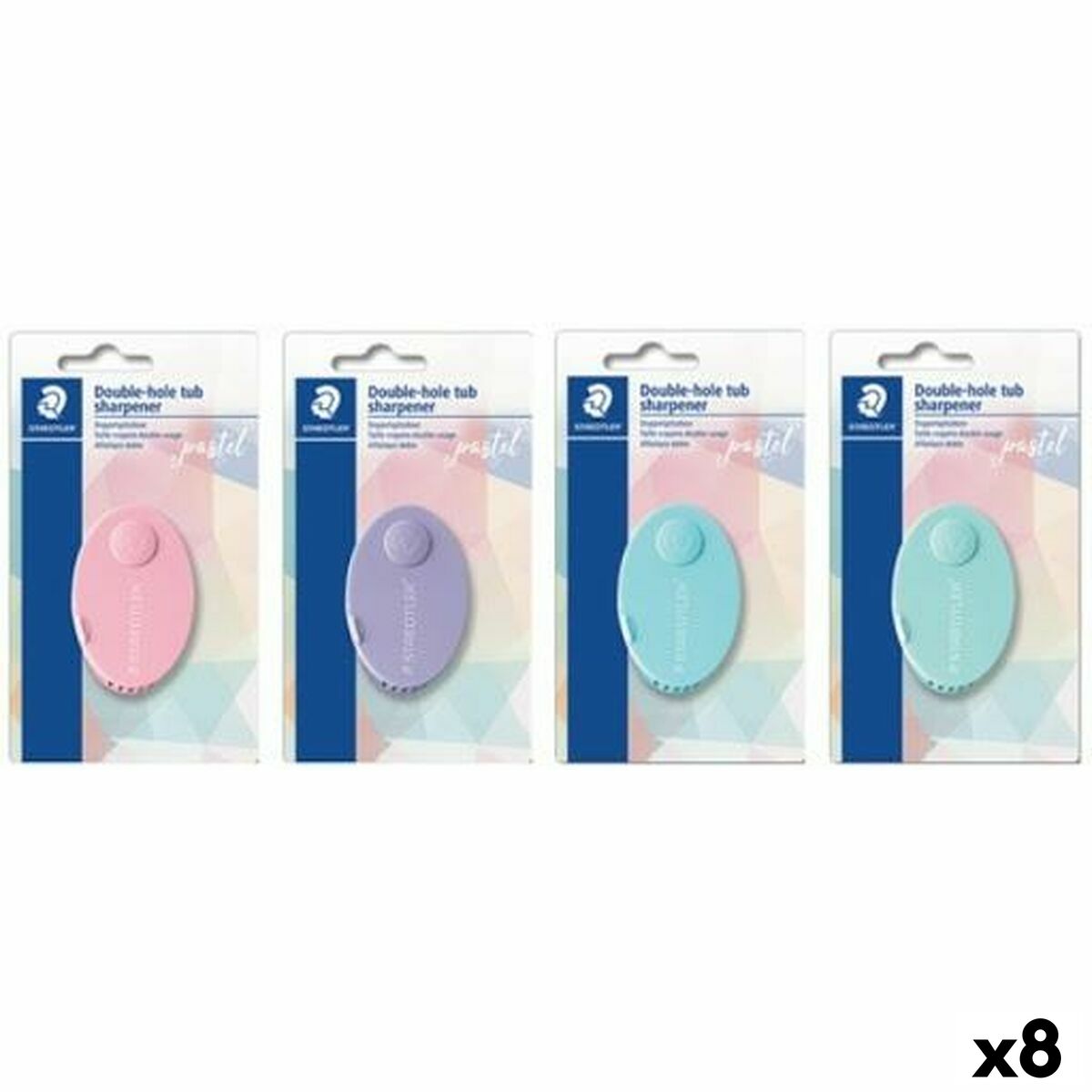 Pencil Sharpener Staedtler 512 Double Plastic Cake (8 Units)