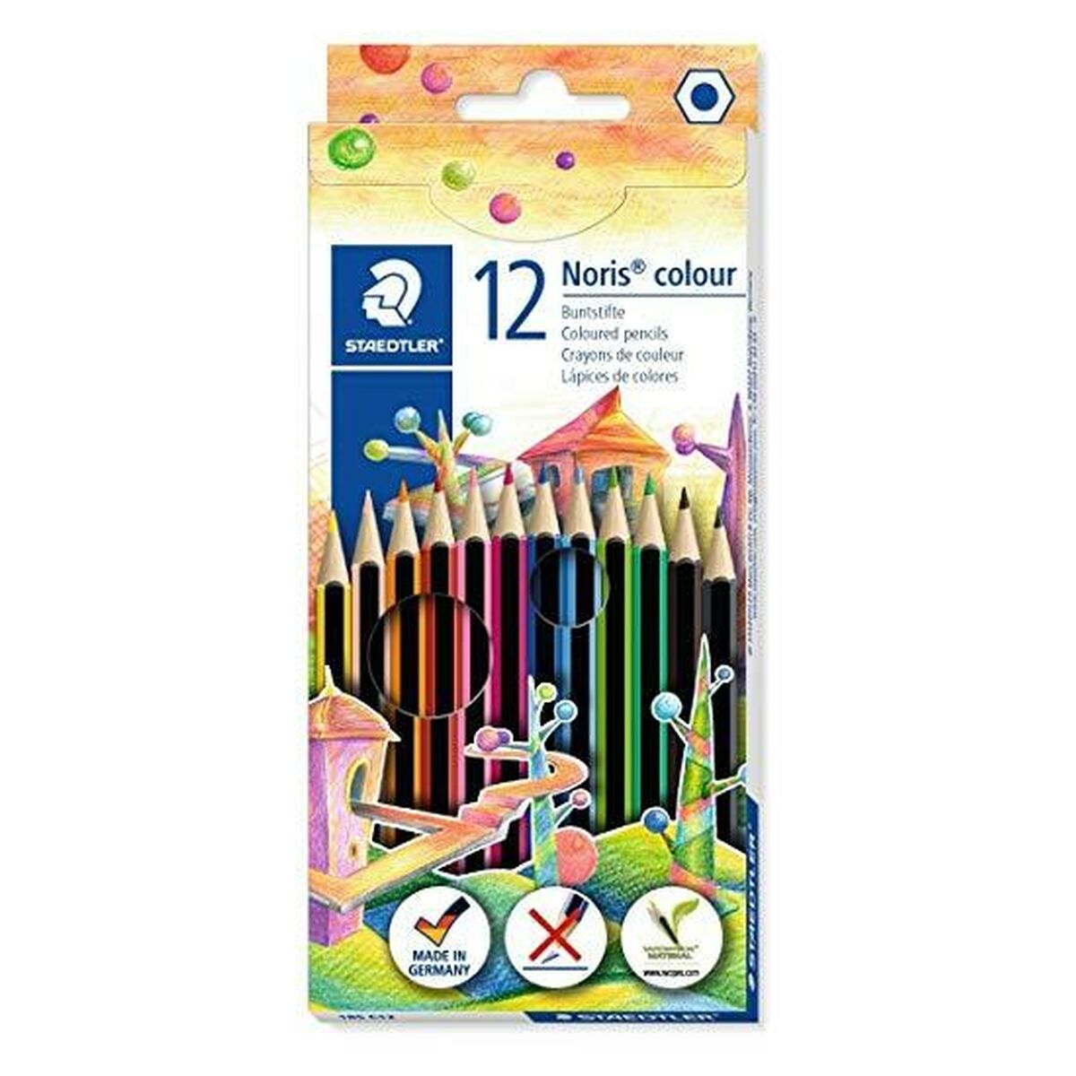 Crayons de couleur Staedtler 185 C12 Multicouleur