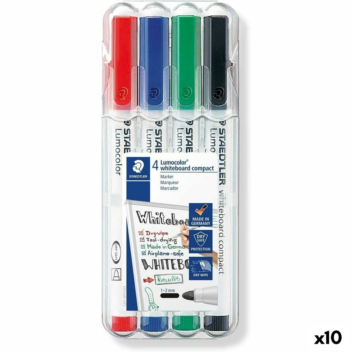 Σετ Μαρκαδόροι Staedtler LUMOCOLOR 4 Τεμάχια (x10)