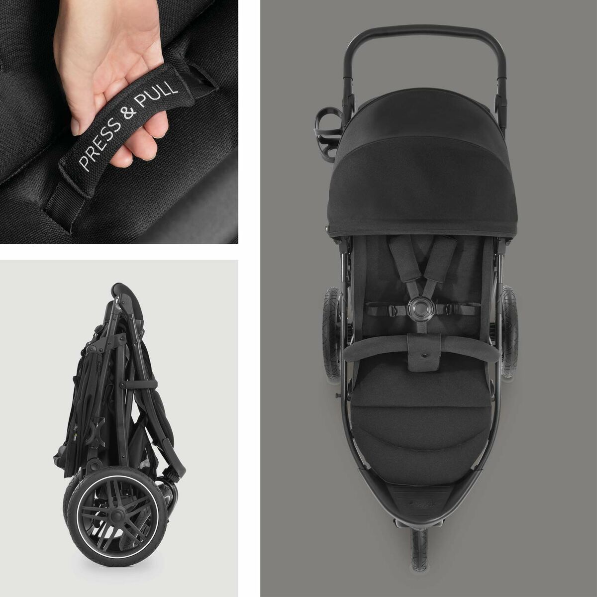 Kinderwagen Hauck Zwart