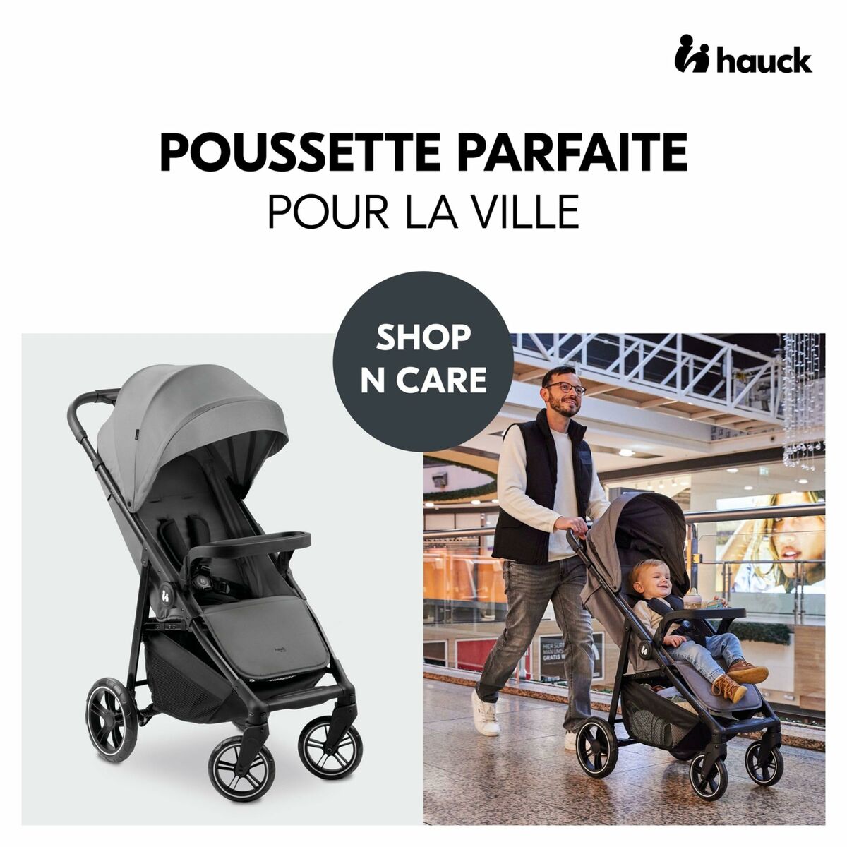 Kinderwagen Hauck Grijs