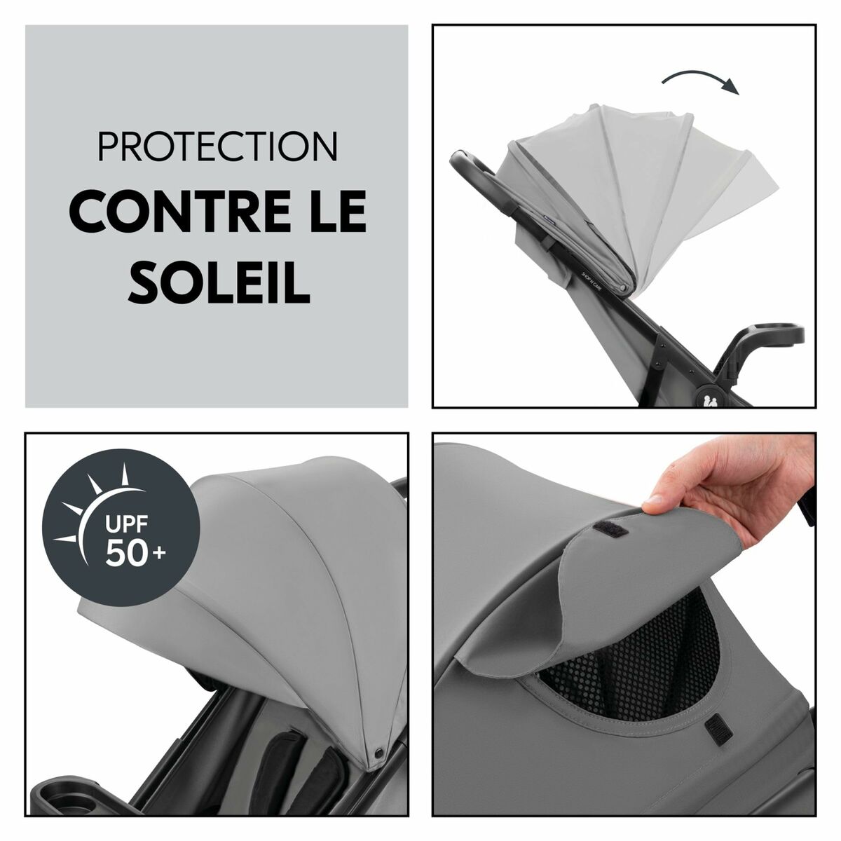 Kinderwagen Hauck Grijs