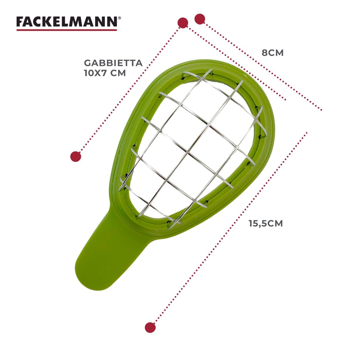 Avocado Cutter Fackelmann 16 cm Green Stainless steel, view 3