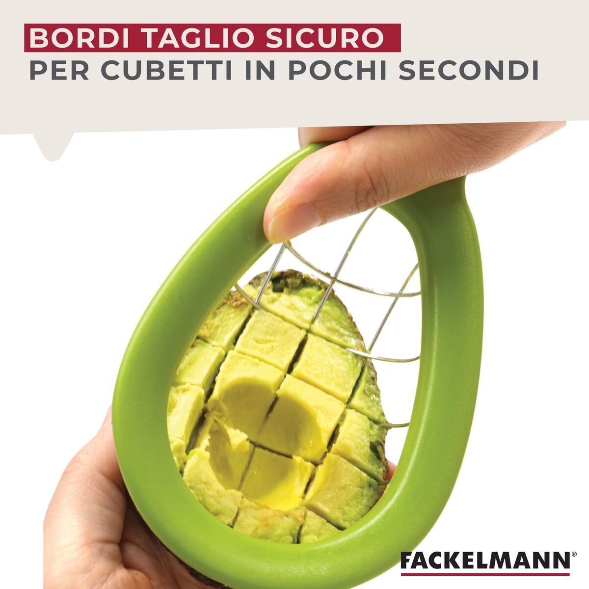 Avocado Cutter Fackelmann 16 cm Green Stainless steel, view 5