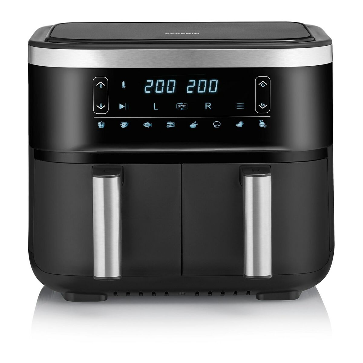 Image secondaire de Friteuse à Air Severin FR 2453 Noir Argenté 2850 W