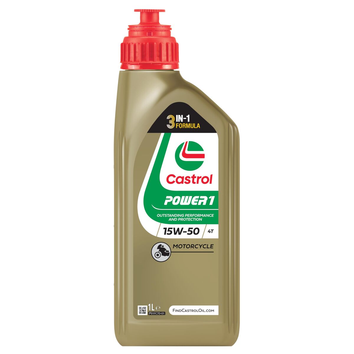 Motorolie voor motoren Castrol Power1 4T 15W50