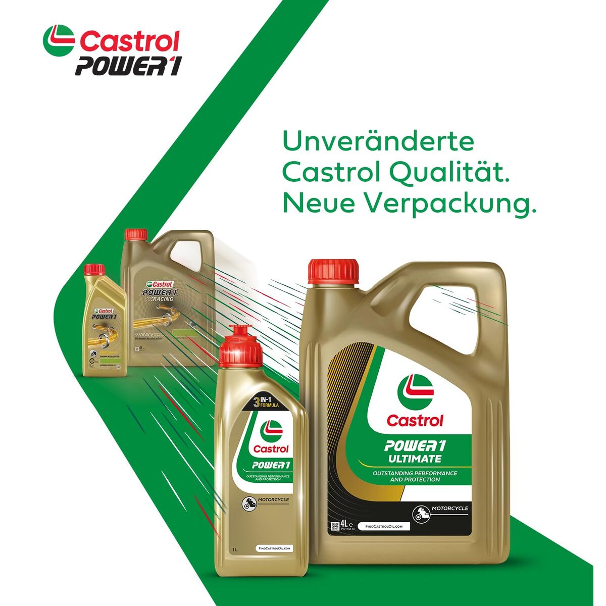 Motorolie voor motoren Castrol Power1 4T 15W50