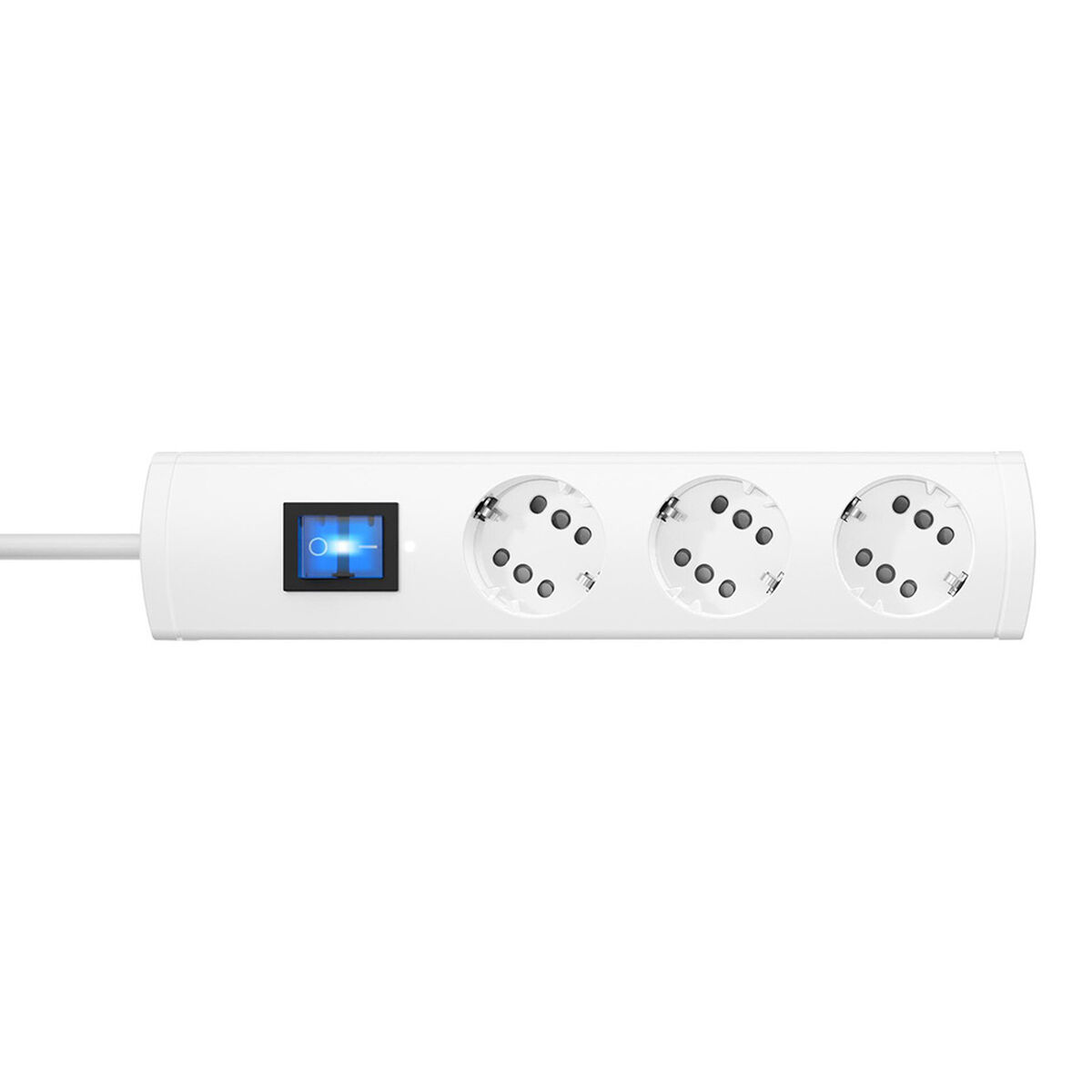 Πολύπριζο 3 θέσεων Schuko με Διακόπτη Kopp Duoversal Plus 3600 W (1,4 m)