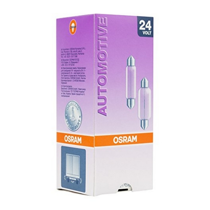 Ampoule pour voiture OS6421 Osram OS6421 C3W 24v 3W (10 pcs)