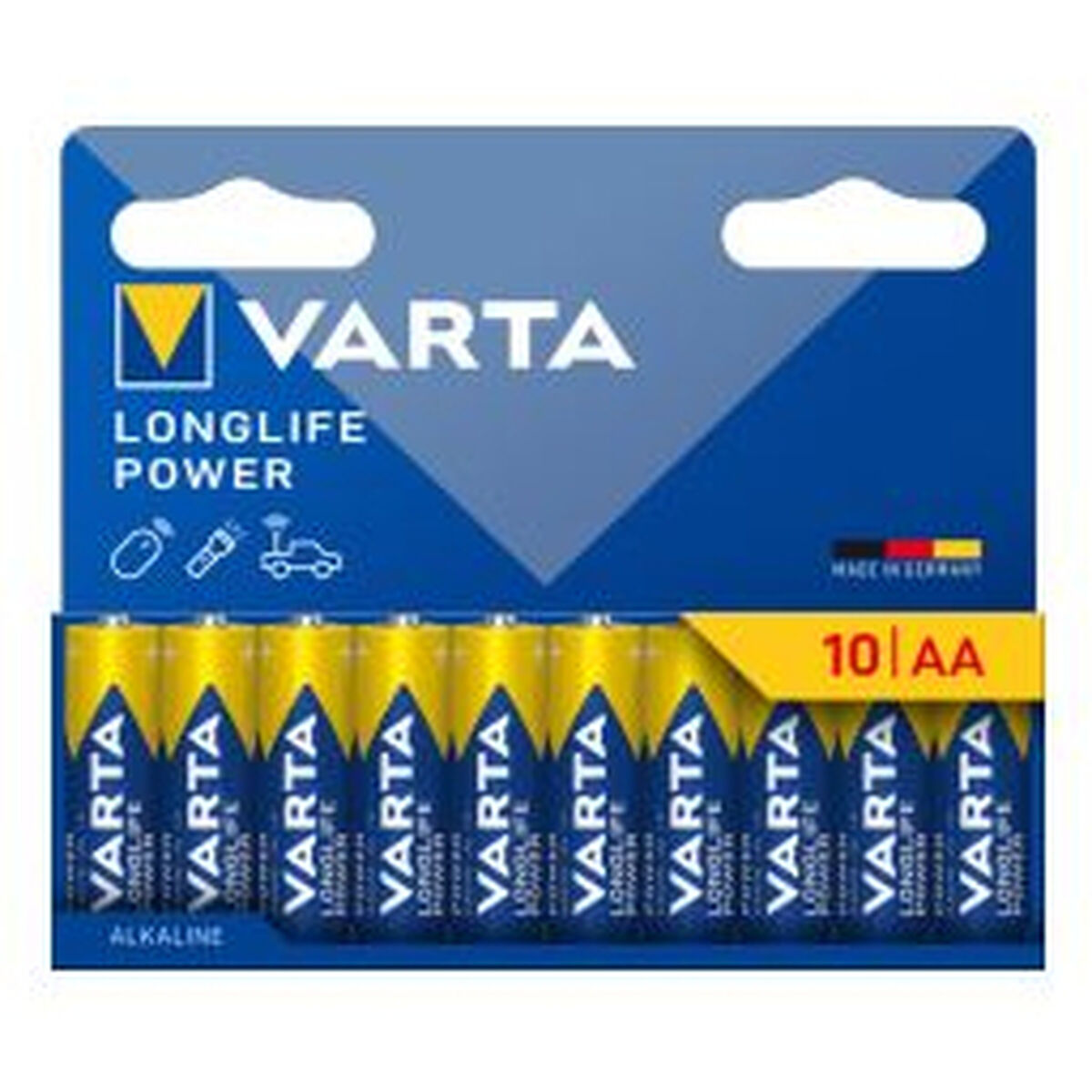 Afbeeldingen van Batteries Varta longlife power aa - lr06 1,5 V AA LR06 (10 Units)