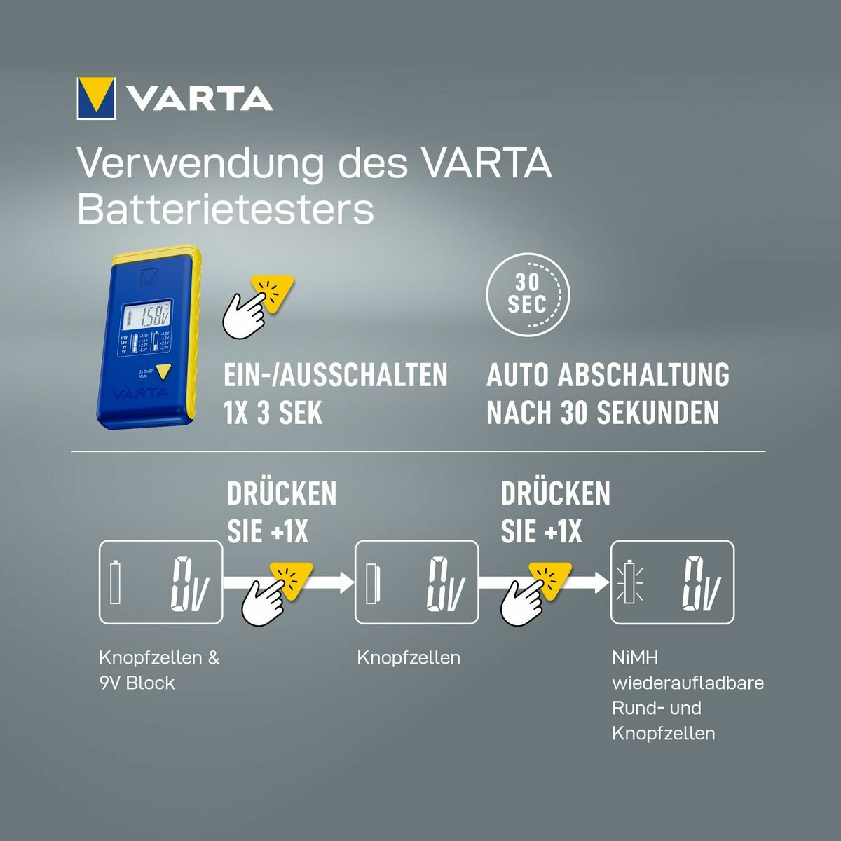 Afbeeldingen van Batteries Varta LR44