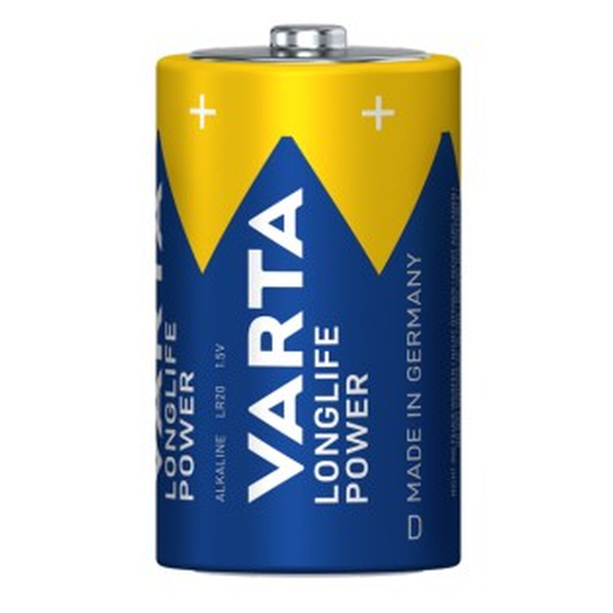 Afbeeldingen van Batteries Varta longlife power d - lr20 1,5 V LR20 Type D (2 Pieces) (2 Units)