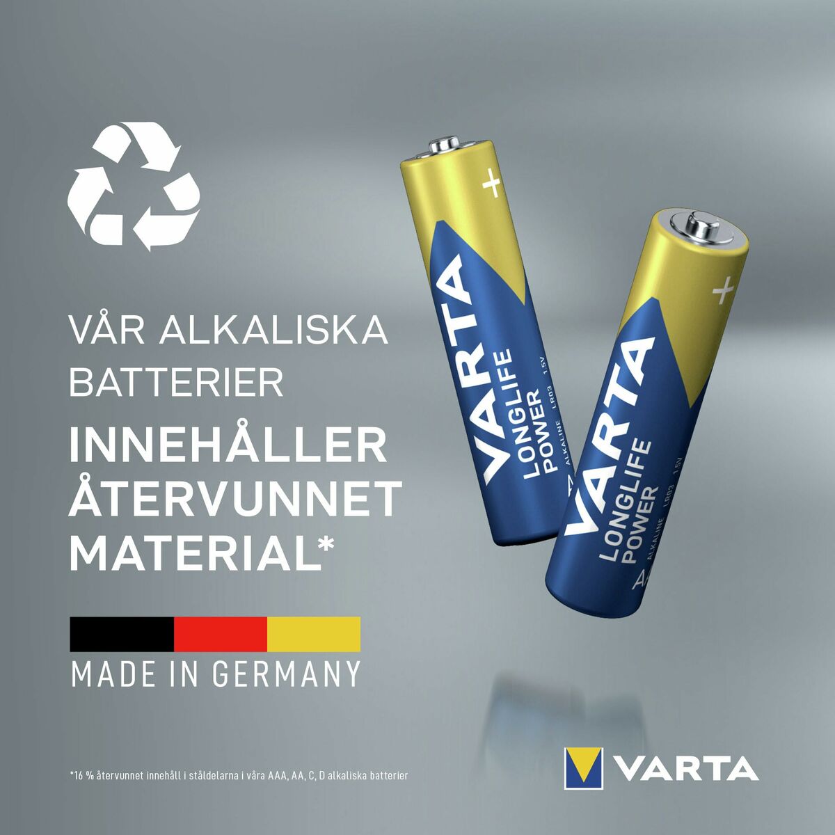 Afbeeldingen van Batteries Varta longlife power aaa - lr03 1,5 V AAA LR03 (24 Pieces) (24 Units)