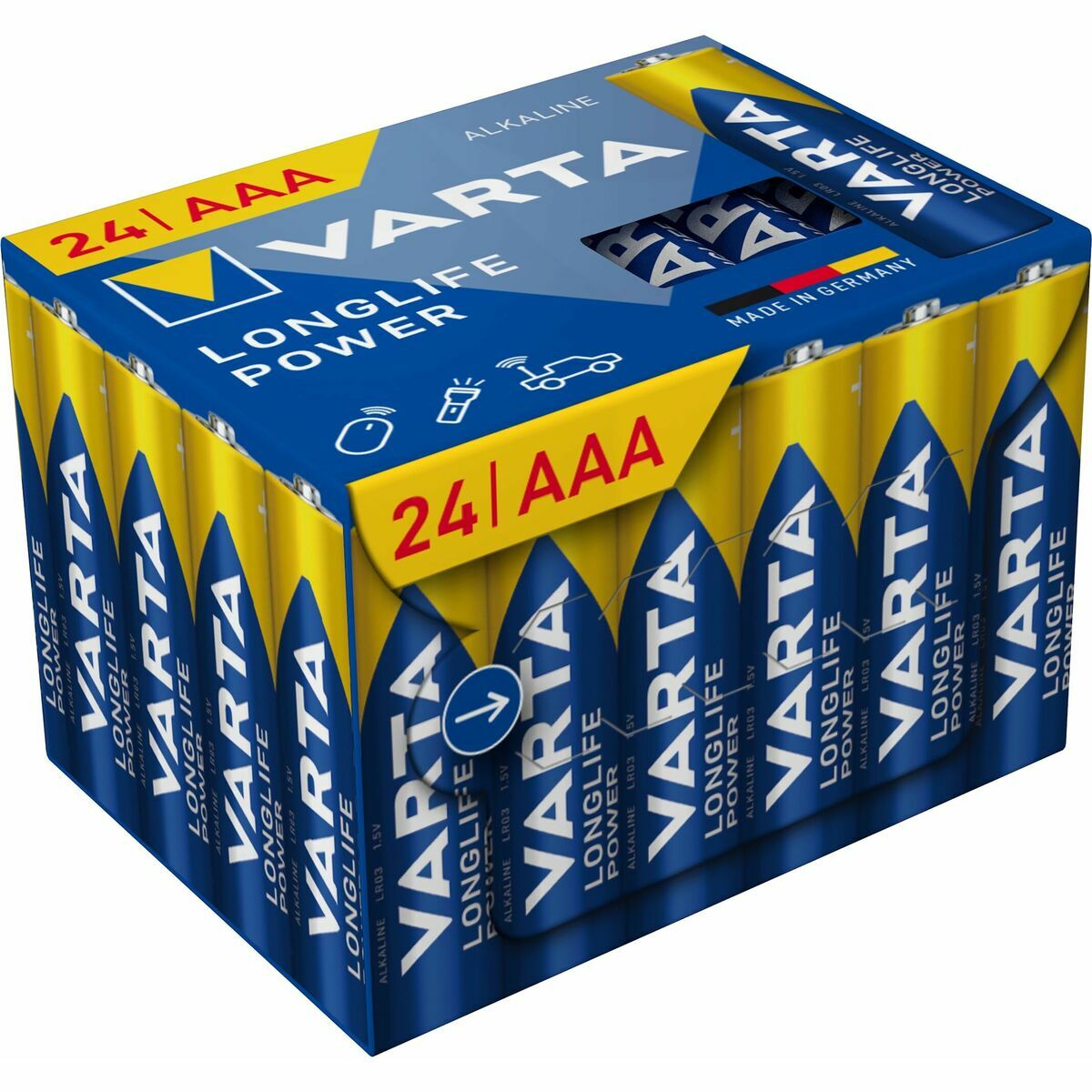 Afbeeldingen van Batteries Varta longlife power aaa - lr03 1,5 V AAA LR03 (24 Pieces) (24 Units)