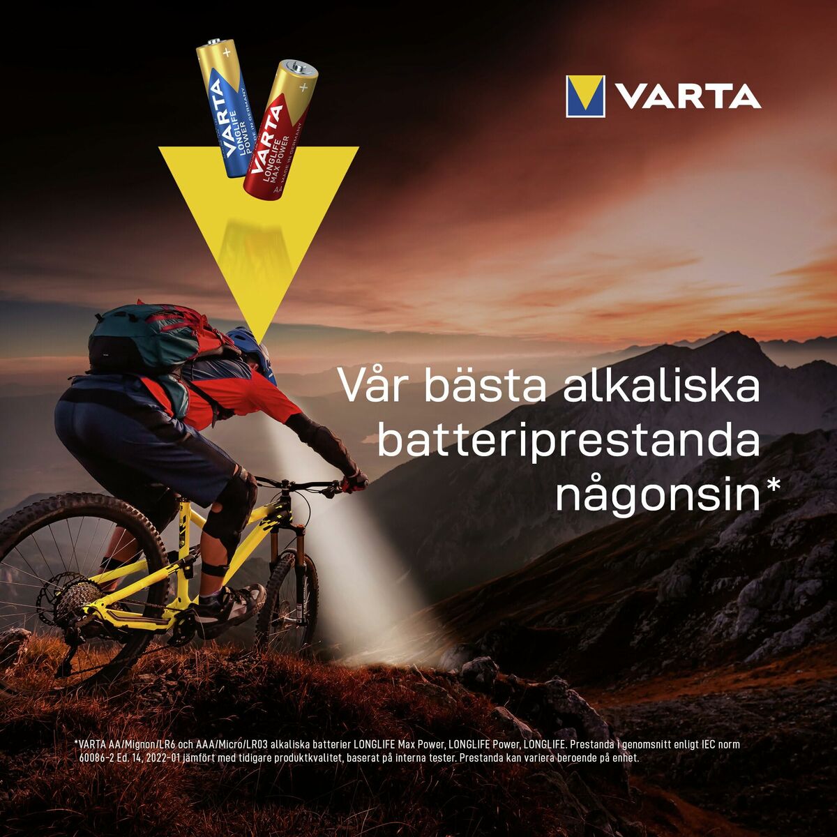 Afbeeldingen van Batteries Varta alkalina longlife power aa - lr06 1,5 V AA LR06 (24 Pieces) (24 Units)