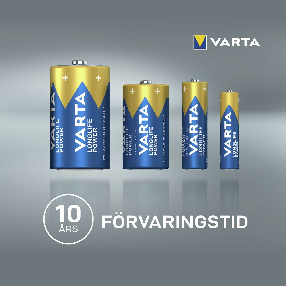 Afbeeldingen van Batteries Varta alkalina longlife power aa - lr06 1,5 V AA LR06 (24 Pieces) (24 Units)