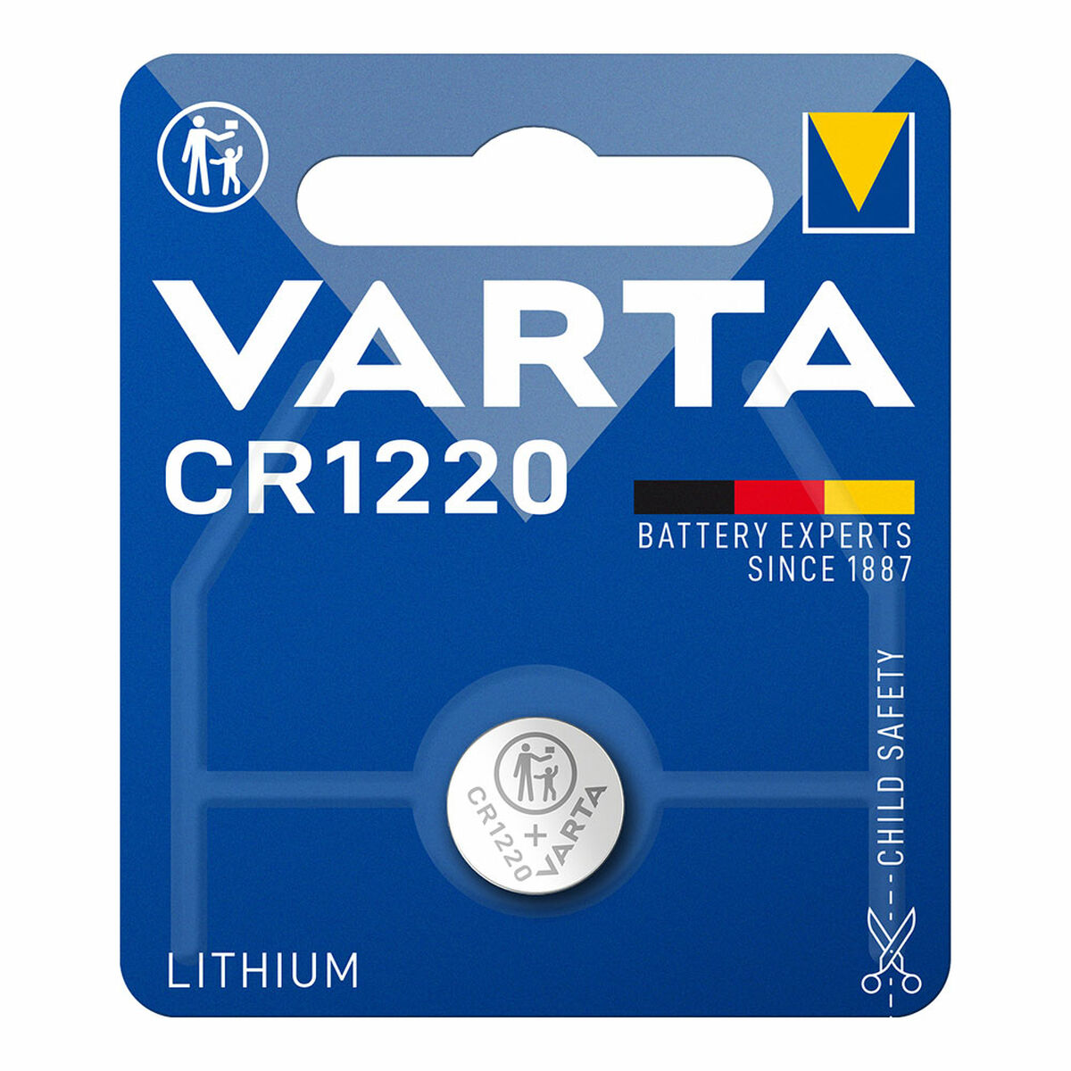 Pile Bouton au Lithium Varta CR1220 3 V 1.55 V