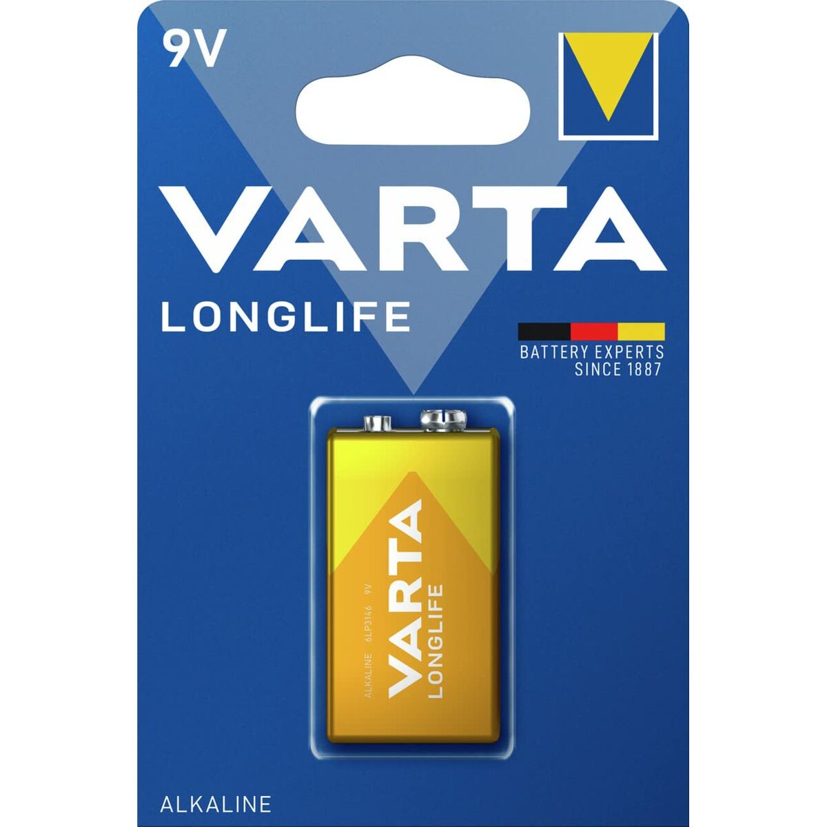 Pile Alcaline Varta Longlife 9 V 6LR61
