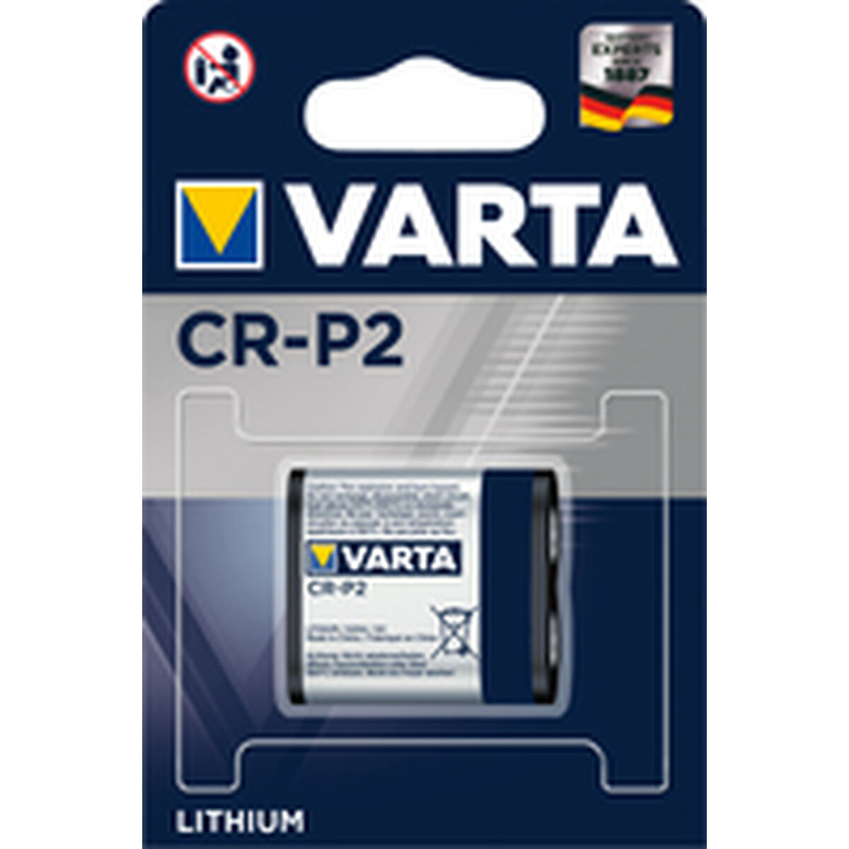 Bild von Batteries Varta CRP2 1450 mAh 6 V