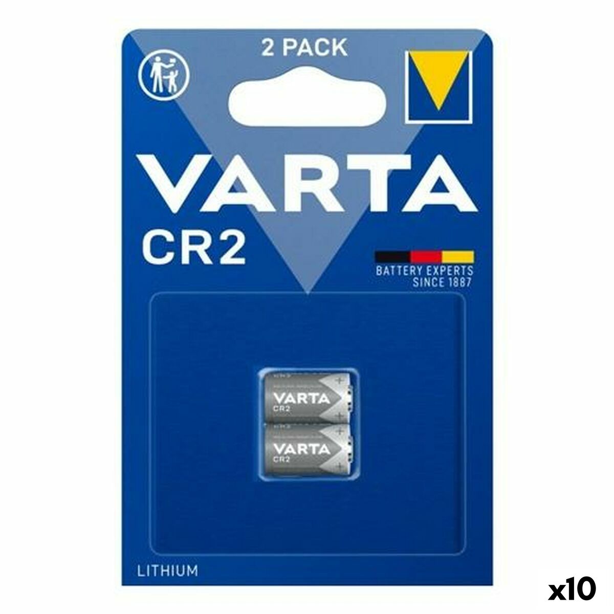 Batterier Varta CR2 10 enheder