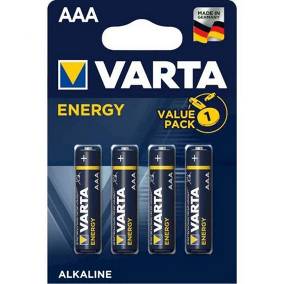 Batteries Varta Energy Value Pack AAA (LR03) (4 Pièces)