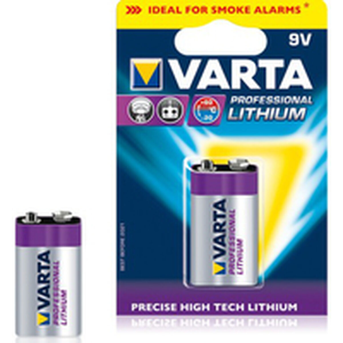 Bild von Batteries Varta Ultra Lithium 1200 mAh 9 V
