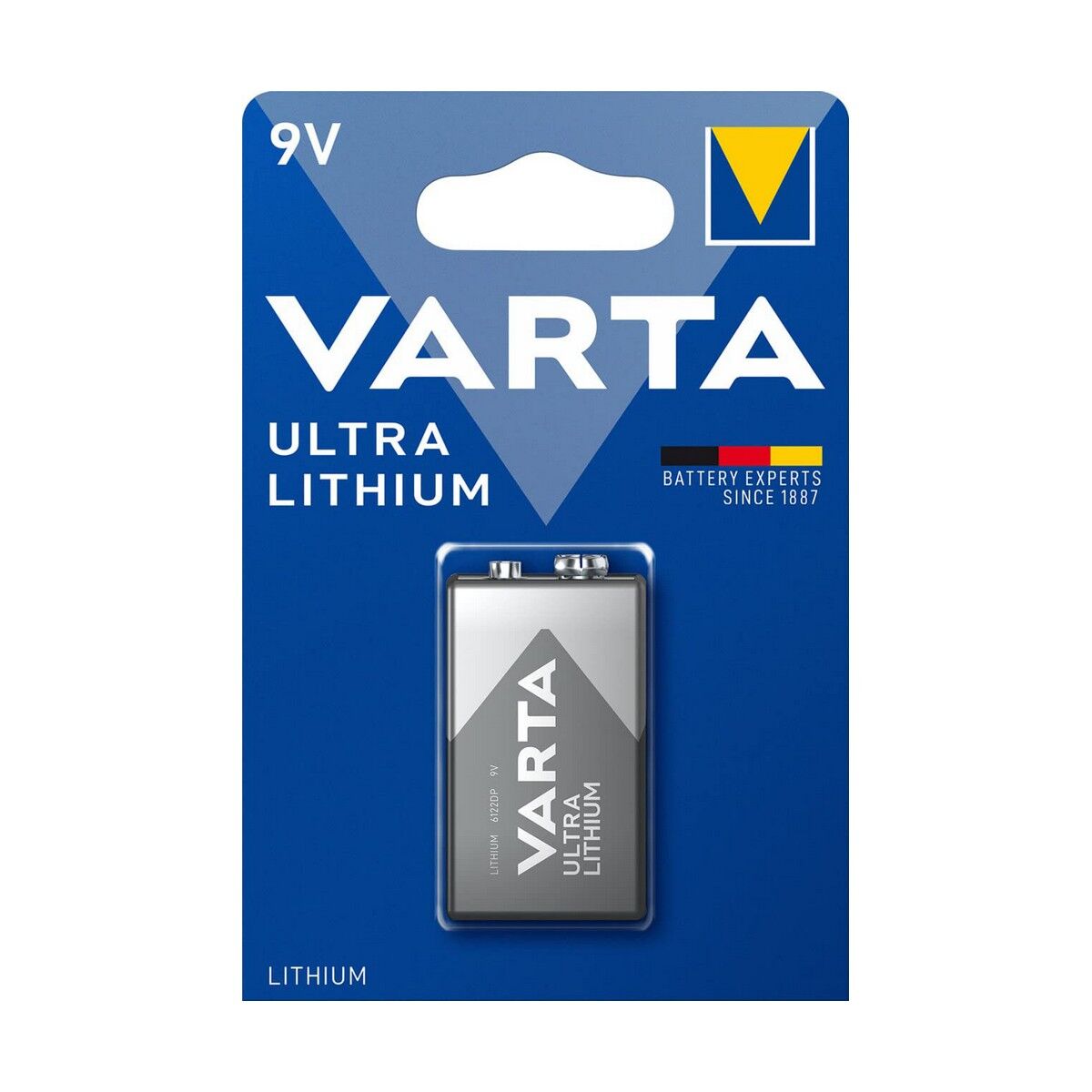 Bild von Batteries Varta Ultra Lithium 1200 mAh 9 V