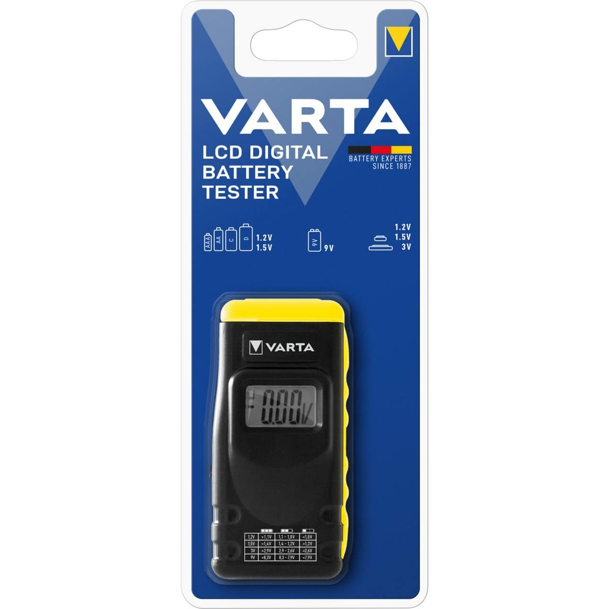 тестер Varta 891 LCD Дисплей