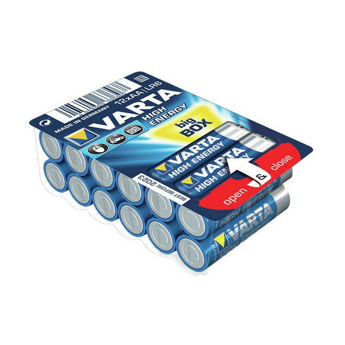 Batteries Varta High Energy (12 Pièces)