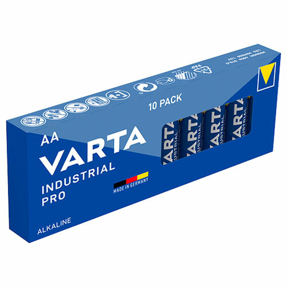 Piles Alcalines Varta LR6/AA 1.5 V (10 Unités)