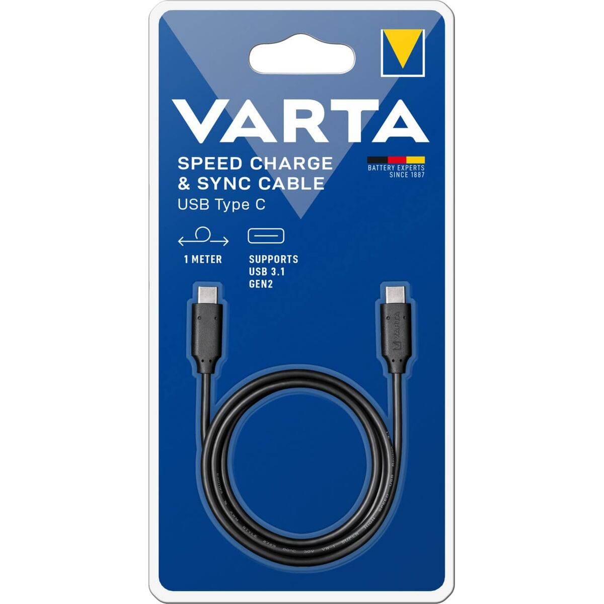 Câble USB-C vers USB-C Varta 57947 1 m