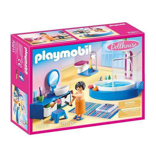 Playset Dollhouse Bathroom...