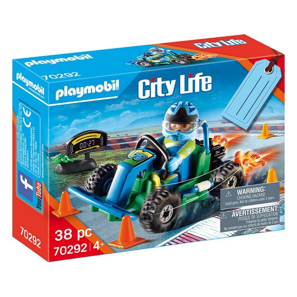 Playset City Life Go-Kart...